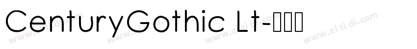 CenturyGothic Lt字体转换 CenturyGothic Lt字体转换